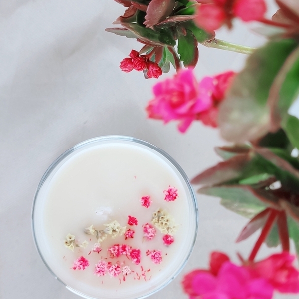 Vintage gardenia 100% φυτικό αρωματικό κερί σόγιας - αρωματικά κεριά, κερί σόγιας, δώρα για γυναίκες, vegan κεριά