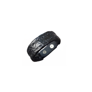 Μαύρο Δερμάτινο Βραχιόλι Unisex, 2 X 20 εκ - δέρμα, unisex, χεριού, αυξομειούμενα