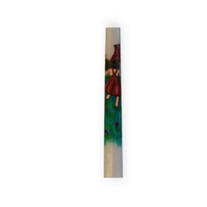 κορίτσι με ομπρέλα/ λαμπάδα/ πλακέ/ 37,5 εκ./ ζωγραφισμένη - λαμπάδες, για ενήλικες, για εφήβους