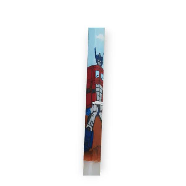 Ήρωας Ρομπότ / λαμπάδα/ πλακέ/ 37,5 εκ./ ζωγραφισμένη - λαμπάδες, για παιδιά, για ενήλικες, για εφήβους - 3