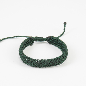 Μακραμέ βραχιόλια ανδρικά σκούρο πράσινο, χειροποίητα βραχιόλια γυναίκα - Macrame bracelet mens dark green, handmade bracelet womens - νήμα, μακραμέ, boho, χεριού, αυξομειούμενα