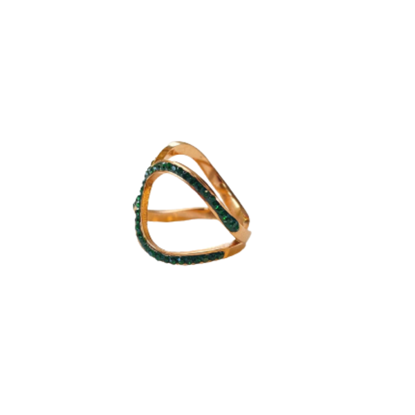 Ατσάλινο δαχτυλίδι - Αθανασία (κυπαρισσί) - ατσάλι, αυξομειούμενα, φθηνά - 2