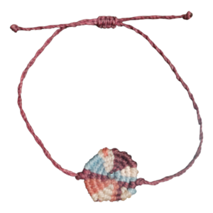 Macrame bracelet rainbow - μακραμέ, κορδόνια, χεριού, αυξομειούμενα, φθηνά