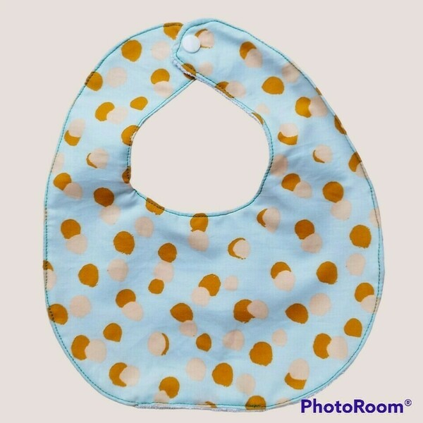 Σαλιάρα διπλής όψης polka dots Από 0-6μηνων - κορίτσι, αγόρι, σαλιάρες - 2