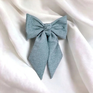 Υφασμάτινος φιόγκος μαλλιών - ύφασμα, hair clips