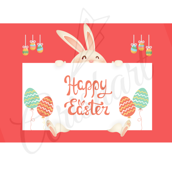Πασχαλινή Κάρτα Happy Easter 12 εκ. - κάρτες, πασχαλινά δώρα, ευχετήριες κάρτες