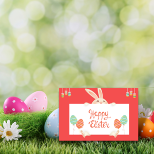 Πασχαλινή Κάρτα Happy Easter 12 εκ. - κάρτες, πασχαλινά δώρα, ευχετήριες κάρτες - 2