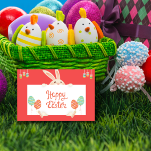 Πασχαλινή Κάρτα Happy Easter 12 εκ. - κάρτες, πασχαλινά δώρα, ευχετήριες κάρτες - 3