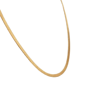 Κολιέ Αλυσίδα από Ατσάλι σε Χρυσό Χρώμα - αλυσίδες, επιχρυσωμένα, μακριά, ατσάλι, φθηνά