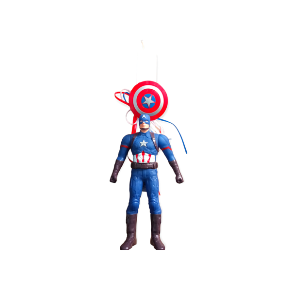 Captain America (soft)23 εκ - αγόρι, λαμπάδες, σούπερ ήρωες