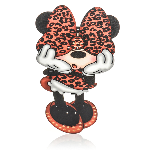 Λαμπάδα Mouse Girl Leopard Pattern - κορίτσι, λαμπάδες, σετ, για παιδιά, ήρωες κινουμένων σχεδίων - 2