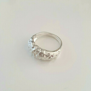 Scrateh ring, χειροποίητο δαχτυλίδι απο ασήμι 925. - ασήμι 925, boho, σταθερά - 2