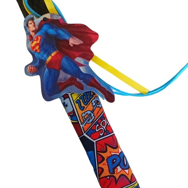 Χειροποίητη αρωματική λαμπάδα με τον "Superman" - λαμπάδες, για παιδιά, δώρο οικονομικό, ήρωες κινουμένων σχεδίων