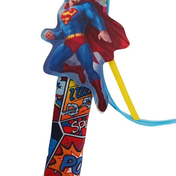 Χειροποίητη αρωματική λαμπάδα με τον "Superman" - λαμπάδες, για παιδιά, δώρο οικονομικό, ήρωες κινουμένων σχεδίων - 2