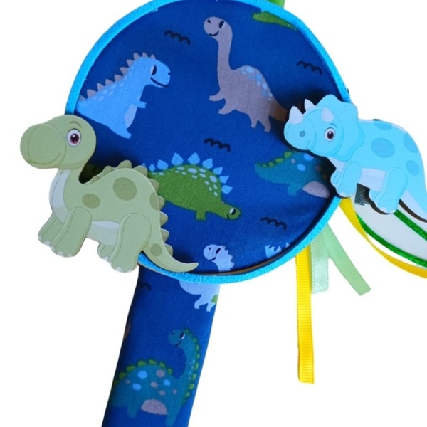 Χειροποίητη αρωματική λαμπάδα με θέμα τον "δεινόσαυρο" - λαμπάδες, δεινόσαυρος, για παιδιά, δώρο οικονομικό, ήρωες κινουμένων σχεδίων - 3