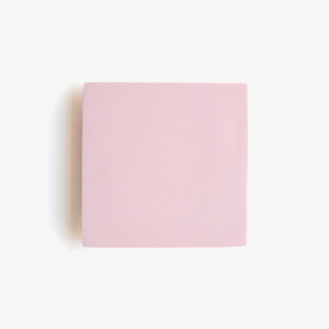 Spring Squares Χειροποίητο jesmonite τετράγωνο σουβέρ almond pink 9cm - ρητίνη, σπίτι, διακοσμητικά