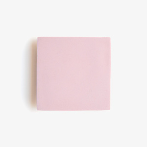 Spring Squares Χειροποίητο jesmonite τετράγωνο σουβέρ almond pink 9cm - ρητίνη, σπίτι, διακοσμητικά