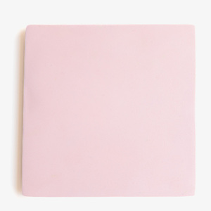 Spring Squares Χειροποίητος jesmonite τετράγωνος δίσκος almond pink 18cm - ρητίνη, σπίτι, διακοσμητικά