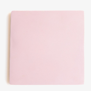 Spring Squares Χειροποίητος jesmonite τετράγωνος δίσκος almond pink 18cm - ρητίνη, σπίτι, διακοσμητικά