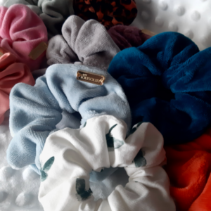 Scrunchies baby lOUSOUN σετ των 4τεμ. - ύφασμα, δώρα για μωρά, για παιδιά, λαστιχάκια μαλλιών