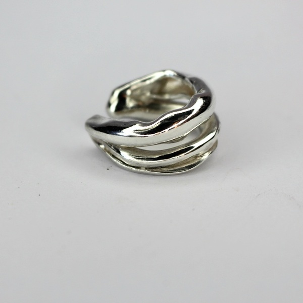 Handmade Silver Ring 925, "Milos" ring - ασήμι, σταθερά, φθηνά - 2