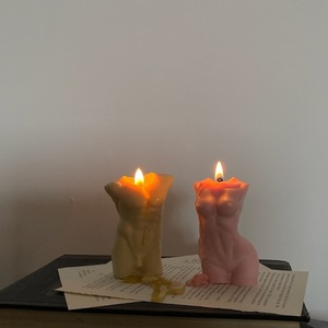 Σετ αρωματικά κεριά γυναικείο και αντρικό σώμα - αρωματικά κεριά, ζευγάρια, ζευγάρι, δωρο για επέτειο - 2