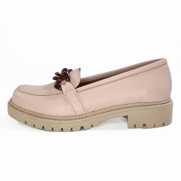 VEGAN LOAFER CERELIA NUDE - vegan friendly