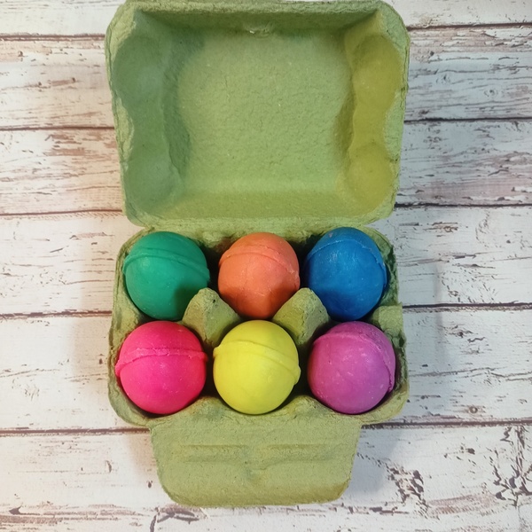 Σαπούνι πασχαλινά αυγά 6άδα σε καρτέλα 360γρ - αρωματικό σαπούνι, προσώπου, σώματος - 4