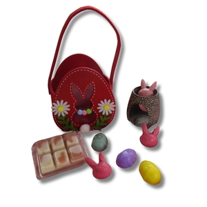 Πακέτο δώρου Easter Edition: "My Little Bunny Bag" - σετ, διακοσμητικά, πασχαλινά δώρα, διακοσμητικό πασχαλινό, soy wax - 2