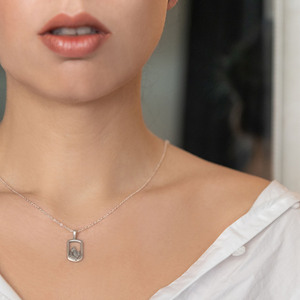 Μεταγιόν βουνοκορυφές από ασήμι 925 - charms, ασήμι 925, κοντά - 3