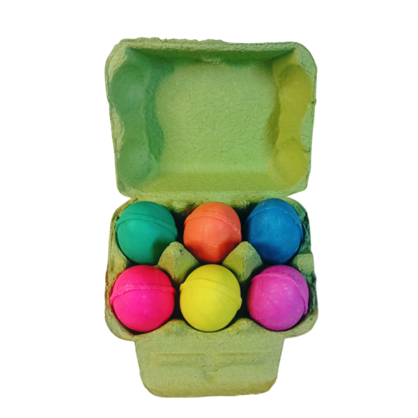 Σαπούνι πασχαλινά αυγά 6άδα σε καρτέλα 360γρ - αρωματικό σαπούνι, προσώπου, σώματος