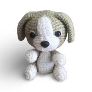 Χειροποίητο πλεκτό σκυλάκι amigurumi δωράκι για το βαφτιστήρι - δώρο, λούτρινα, βαφτιστήρι, amigurumi