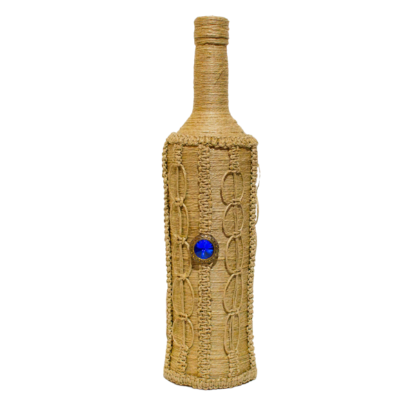 Χειροποίητο Διακοσμητικό Μπουκάλι με Σχέδιο XB011 - γυαλί, διακοσμητικά μπουκάλια