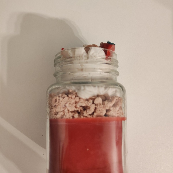 Αρωματικό κερί σόγιας "cheesecake φράουλα" - αρωματικά κεριά - 2