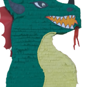 Πράσινος Δράκος / Green Dragon 50X40X10 εκ. - πινιάτες, για παιδιά, ζωάκια - 2