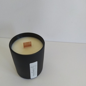 Αρωματικό κερί σε μαύρο ποτήρι 220ml - αρωματικά κεριά, κεριά, κεριά & κηροπήγια, κεριά σε βαζάκια - 3
