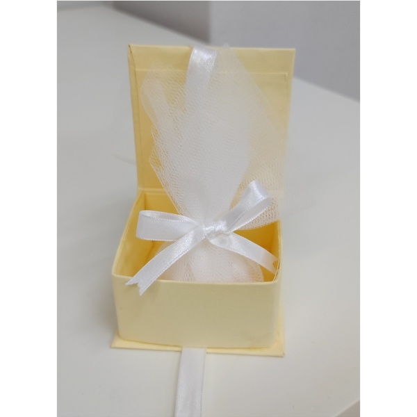 20 τμχ. Μπομπονιέρα γάμου κουτί με καρτελάκι ημερομηνία και ονόματα 7cmΧ3,5cm - γάμου - 5