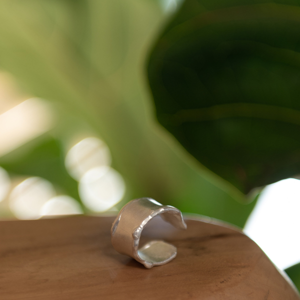 Handmade Silver Ring 925, "Amorgos" ring - ασήμι, αυξομειούμενα, φθηνά - 3