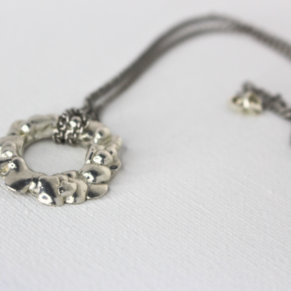 Handmade Silver Necklace 925, "Mykonos" necklace - ασήμι, κοντά, φθηνά, μενταγιόν - 4