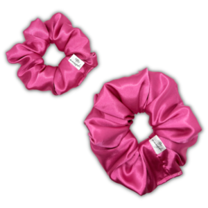 Bubblegum XL satin scrunchie - ύφασμα, για τα μαλλιά, λαστιχάκια μαλλιών, σατεν scrunchies, satin scrunchie - 3