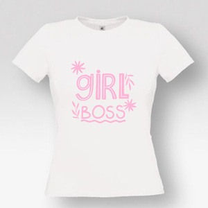 T-shirt "Girl boss" - γυναικεία