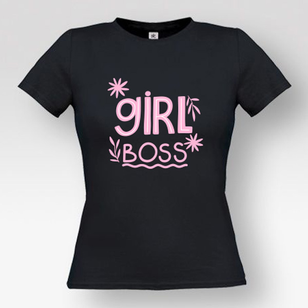 T-shirt "Girl boss" - γυναικεία - 2