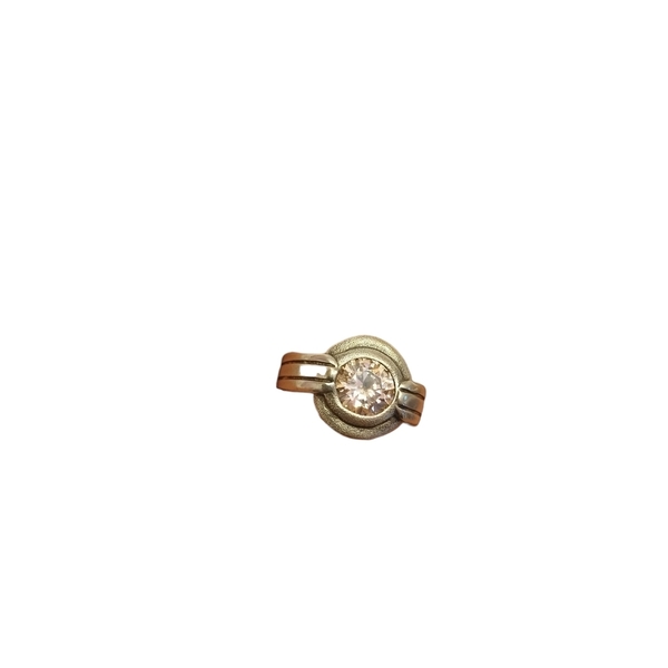 "Pink shine ring" - ασήμι 925, γεωμετρικά σχέδια, boho, σταθερά - 2