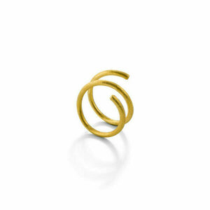 Aether Ασημένιο Δαχτυλίδι με επιχρύσωση - ασήμι, επιχρυσωμένα, γεωμετρικά σχέδια - 2