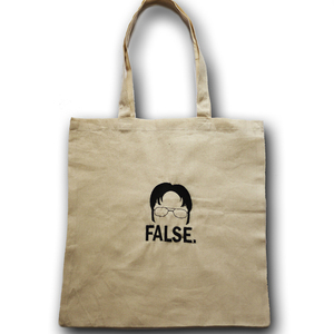 Πάνινη τσάντα Tote Bag με κέντημα Dwight The office - ύφασμα, ώμου, all day, tote, πάνινες τσάντες