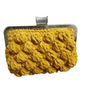 Τσαντάκι Βελούδο Βραδυνό - νήμα, clutch, χειρός, πλεκτές τσάντες, βραδινές