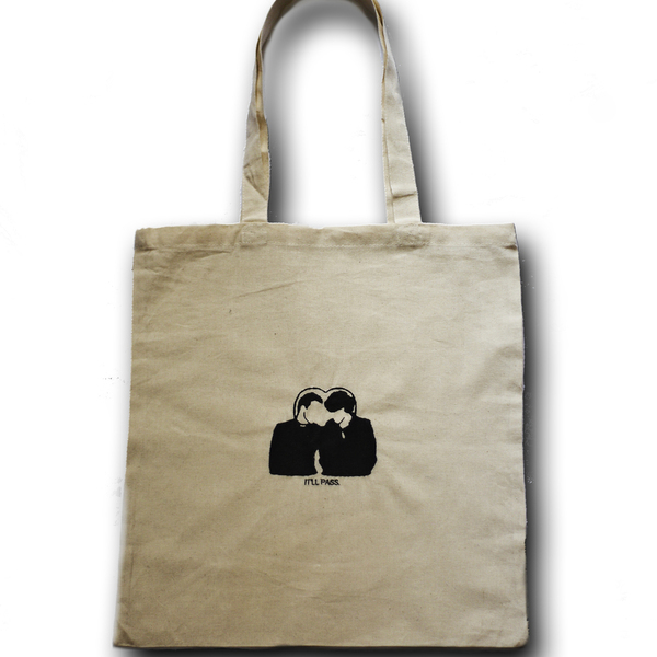 Πάνινη τσάντα Tote Bag με κέντημα Fleabag - ύφασμα, ώμου, all day, tote, πάνινες τσάντες