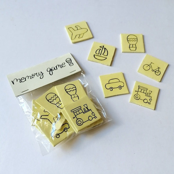 Παιχνίδι μνήμης οχήματα κίτρινο 11εκΧ9εκ - δώρο, για παιδιά, ειδη δώρων - 5