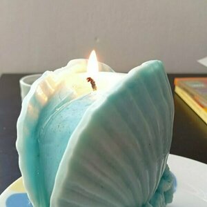 Χειροποίητο καχύλι με άρωμα ωκεανός - αρωματικά κεριά, αρωματικό, κερί σόγιας - 4