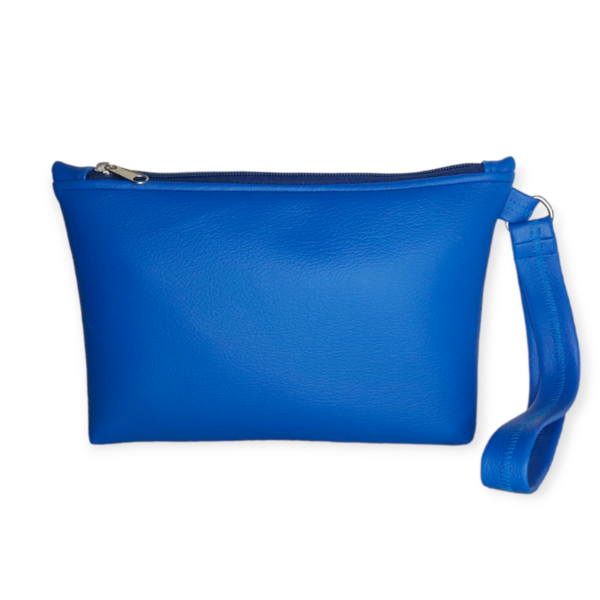 Clutch bag δερματίνη, color block Blue, δύο όψεων 25*17*5 cm - clutch, δερματίνη, χειρός, δώρα για γυναίκες, μικρές - 4